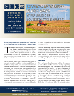 Blown Away: Wind Energy in Southern States