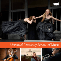 School of Music Viewbook