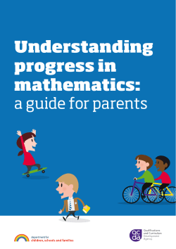 Progression In Maths - Little Lever School