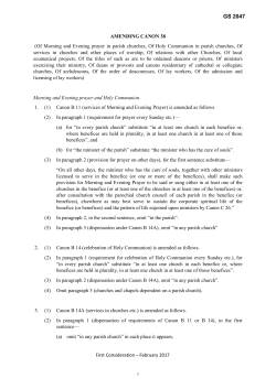 GS 2047 - The Church of England