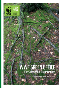 Green Office: Achievements and Activities in 2012-2013