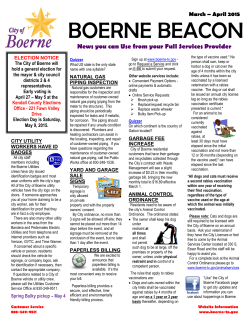 boerne beacon - City of Boerne