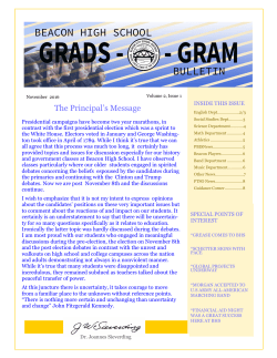 November 2016 - Beacon City School District