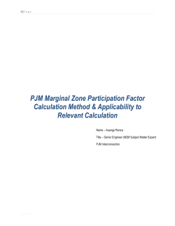 Marginal Zone Participation Factor Calculation Method