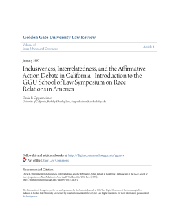 Inclusiveness, Interrelatedness, and the Affirmative Action Debate in