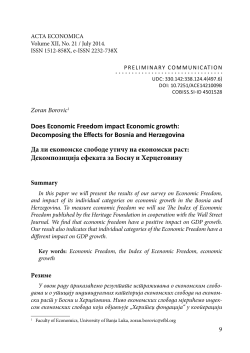 Does Economic Freedom impact Economic growth