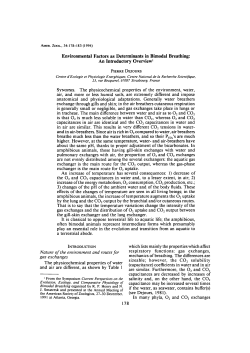 Environmental Factors as Determinants in Bimodal Breathing: An