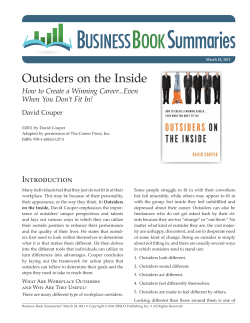 Outsiders on the Inside