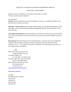 2014.5.6 minutesof the friends of lapham peak snowmaking committee