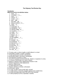 The Odyssey Test Review Key