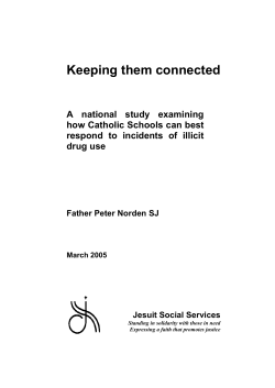 Keeping Them Connected - Jesuit Social Services