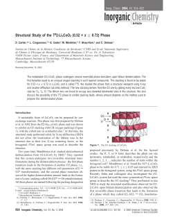 Structural Study of the T#2-LixCoO2 (0.52 0.72) Phase