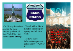 On Liberty Island we can see the most famous symbole of New York