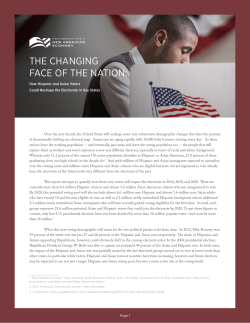 The Changing Face of the Nation: How Hispanic and Asian Voters