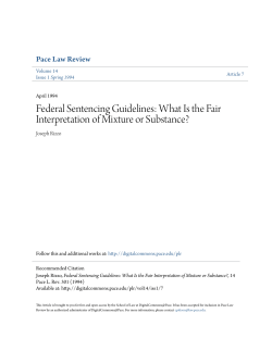 Federal Sentencing Guidelines