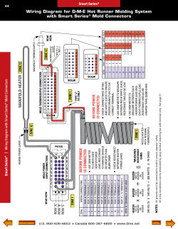 Wiring Diagram for D-M-E Hot Runner Molding System with Smart