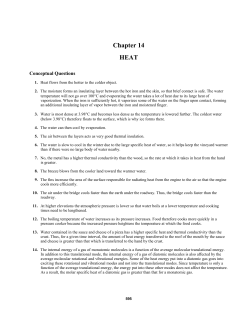 Chapter 14 HEAT