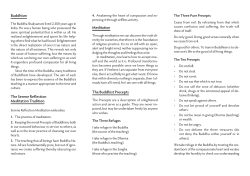 leaflet - Throssel Hole Buddhist Abbey