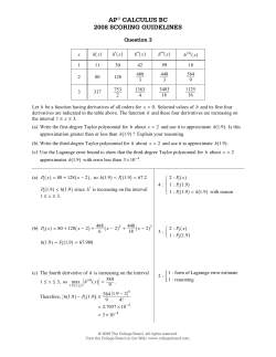 ap® calculus bc 2008 scoring guidelines - AP Central