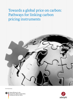 Pathways for linking carbon pricing instruments