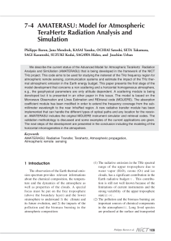 AMATERASU: Model for Atmospheric TeraHertz Radiation