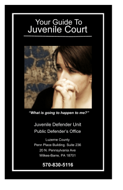 Juvenile Court - HelpLine-NEPA