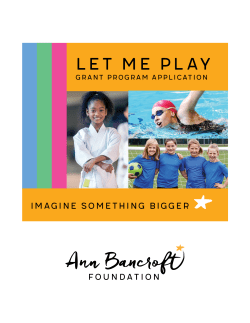 Let Me Play - Ann Bancroft Foundation