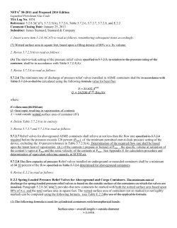 NFPA&reg; 58-2011 and Proposed 2014 Edition Liquefied Petroleum