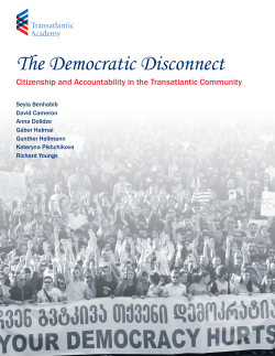 The Democratic Disconnect
