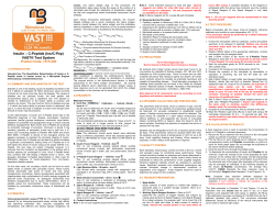 Insulin – C-Peptide (Ins/C-Pep) VAST® Test System