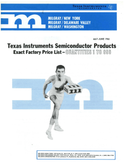 Texas Instruments Semiconductor Products Exact Factory Price