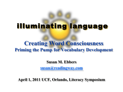 illuminating language - UCF College of Education and Human