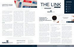 CONTENTS: - Duncan Craig LLP