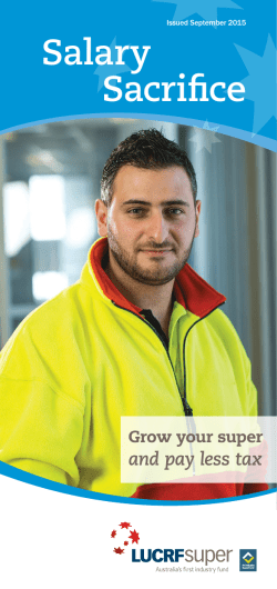 Salary Sacrifice
