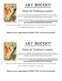 art docent! - Wilder PTSA
