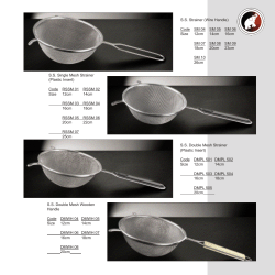SS Strainer (Wire Handle) Code SM 04 SM 05