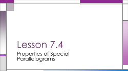 7.4 Properties of Special Parallelograms pdf