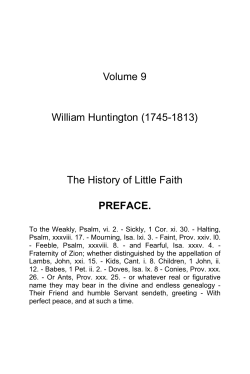 The History of Little Faith - Grace