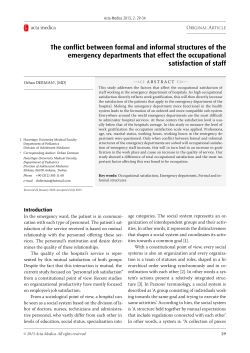 The conflict between formal and informal structures of the