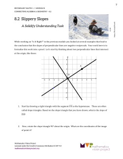 8.2 Slippery Slopes