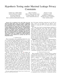 Hypothesis Testing with Maximal Leakage as