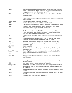 Prospectors discovered gold in a tributary