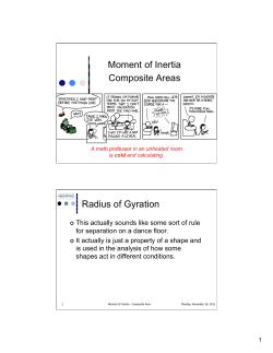 Moment of Inertia - Composite Areas.pptx