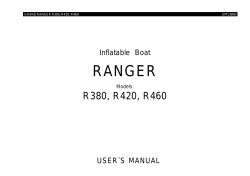 User`s manual - grand inflatable boats