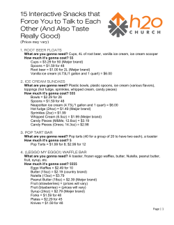 15 Interactive Snacks that Force You to Talk to Each