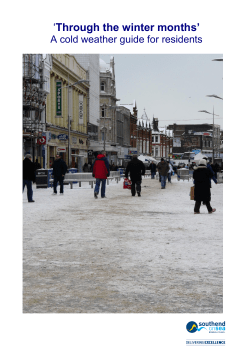 Through the winter months - Southend-on