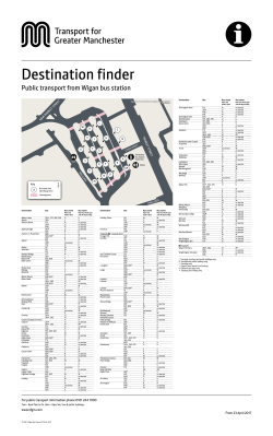 Public transport from Wigan bus station