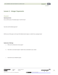 Lesson 1 - Federal Way Public Schools