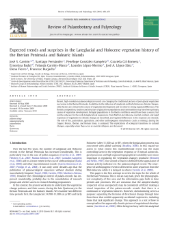 Expected trends and surprises in the Lateglacial and
