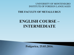 COMPARATIVE AND SUPERLATIVE ADJECTIVES